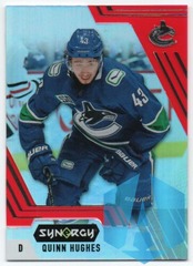2020-21 Upper Deck Synergy Veterans Red Quinn Hughes #40
